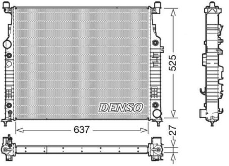 Радіатор DENSO DRM17056