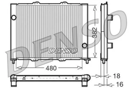 - Радіатор охолодження DENSO DRM23099