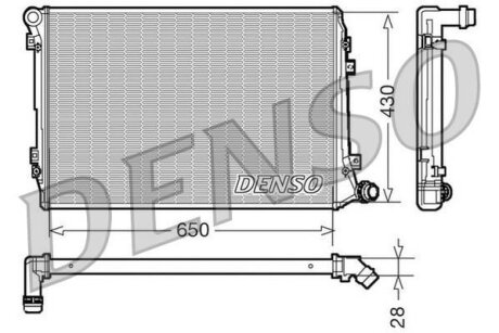 - Радіатор охолодження DENSO DRM32037