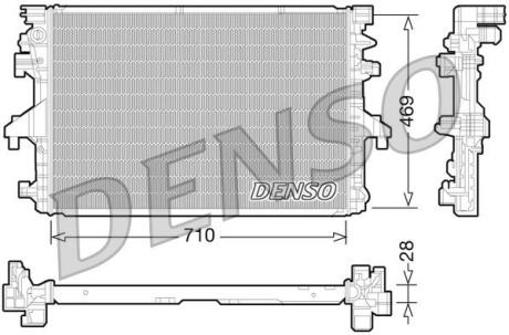 - Радіатор охолодження DENSO DRM32038