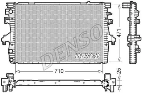 - Радіатор охолодження DENSO DRM32039
