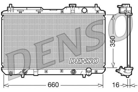 Радиатор HONDA CR-V I (RD) 2.0 16V 95-02 DENSO DRM40010