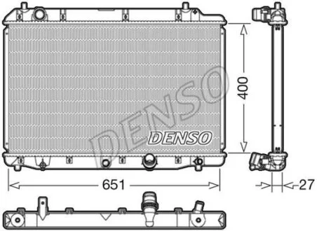 - Радіатор охолодження DENSO DRM40036