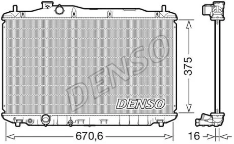 Радіатор DENSO DRM40105