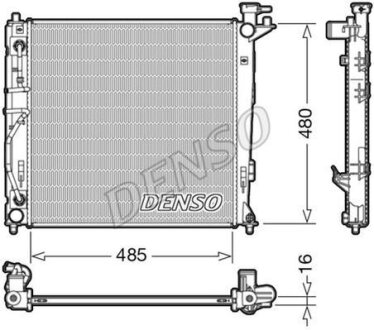 - Радіатор охолодження DENSO DRM41007