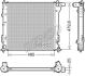 Радіатор HYUNDAI Tucson &quot;1,6 &quot;15-20 DENSO DRM41020 (фото 1)