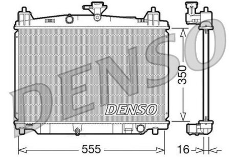 - Радіатор охолодження DENSO DRM44016