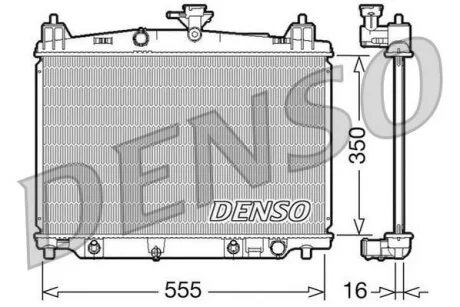 - Радіатор охолодження DENSO DRM44018
