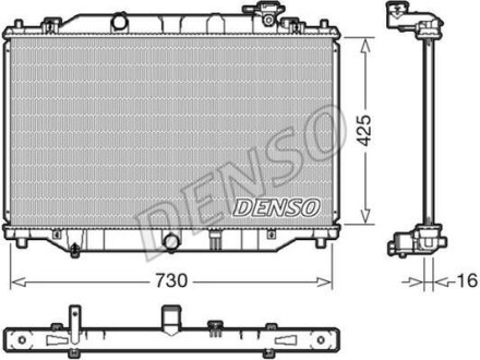 - Радіатор охолодження DENSO DRM44039