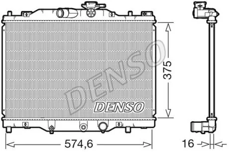 Радіатор DENSO DRM44043