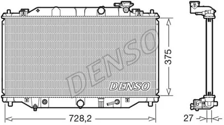 Радіатор DENSO DRM44044
