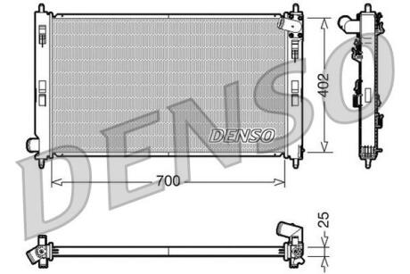 - Радіатор охолодження DENSO DRM45032