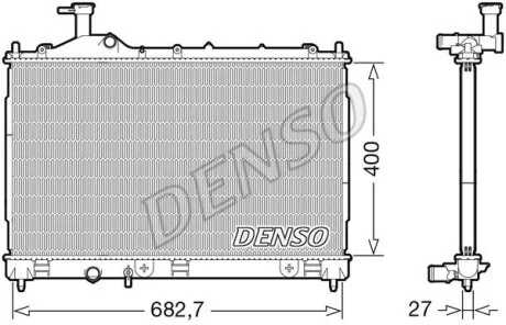 Радіатор DENSO DRM45042