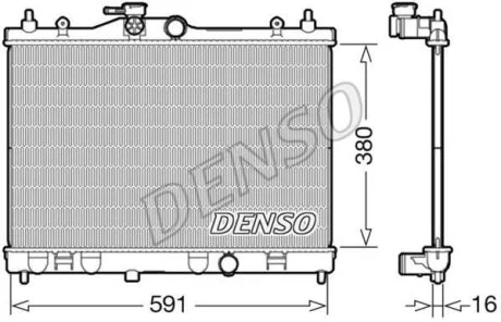 Радіатор DENSO DRM46040