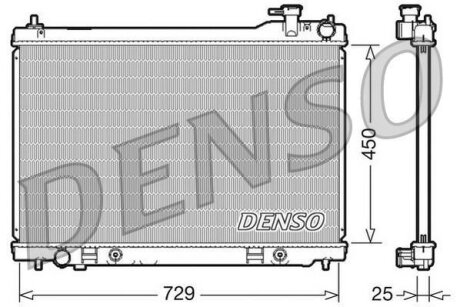 - Радіатор охолодження DENSO DRM46100