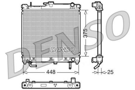 - Радіатор охолодження DENSO DRM47003