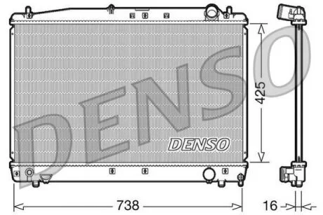 - Радіатор охолодження DENSO DRM50033