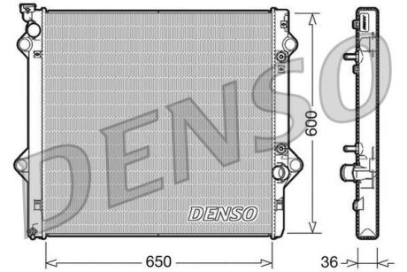 - Радіатор охолодження DENSO DRM50049