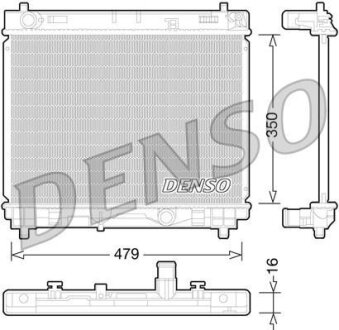 - Радіатор охолодження DENSO DRM50059