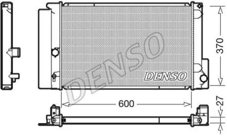 - Радіатор охолодження DENSO DRM50087