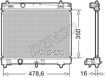 Радіатор DENSO DRM50103
