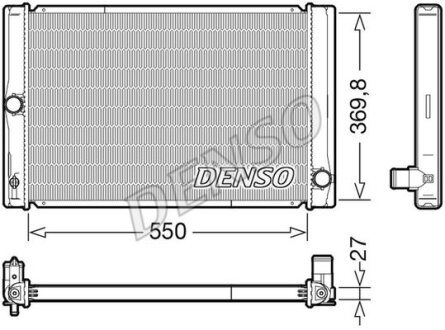 Радіатор DENSO DRM50123