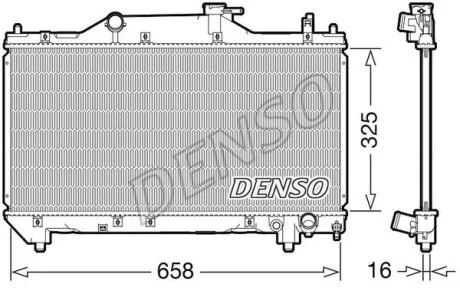 Радіатор DENSO DRM50131