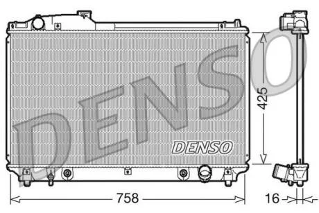 - Радіатор охолодження DENSO DRM51003