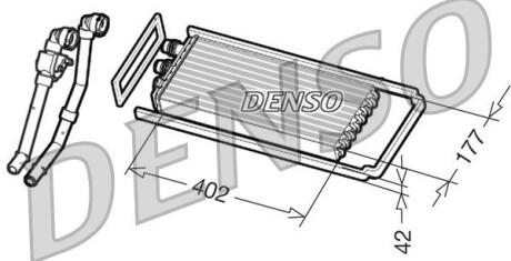 Радiатор опалення DENSO DRR12101