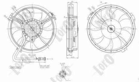 Крильчатка вентилятора DEPO 003-014-0011