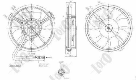 Крильчатка вентилятора DEPO 003-014-0011