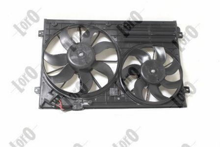 Вентилятор радіатора (з корпусом) AUDI A3, SEAT ALTEA, ALTEA XL, LEON, TOLEDO III, SKODA OCTAVIA II, SUPERB II, YETI, VW BEETLE, CADDY III, CADDY III/MINIVAN, CADDY IV/MINIVAN, CC B7 1.2-3.6 05.03- DEPO 003-014-0012