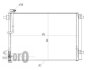 Конденсатор, кондиционер AUDI A8, 4H0260403C DEPO 003-016-0010 (фото 1)