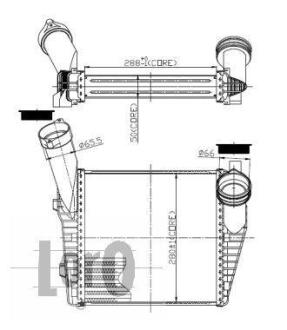 Iнтеркулер VW Touareg 2.5/5.0TDI 02-10 DEPO 003-018-0010