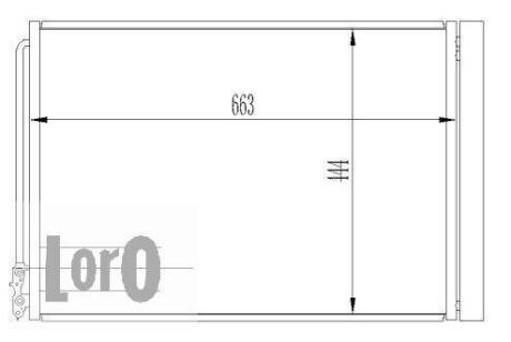 Радiатор кондицiонера BMW 5 (F10/F11)/6 (F12/F13) 08-18 DEPO 004-016-0003