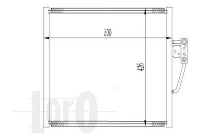 Конденсатор, система кондиціонування повітря DEPO 004-016-0011