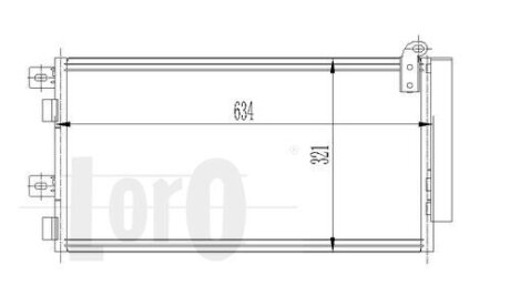 Конденсатор, кондиционер MINI CONVERTIBLE, 1490572 DEPO 004-016-0019