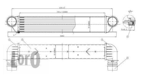 Iнтеркулер BMW (E39)/7 (E38) 2.0/2.5/3.0D 98-04 DEPO 004-018-0005