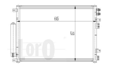 Конденсатор, система кондиціонування повітря DEPO 008-016-0009