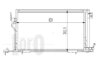 Конденсатор, кондиционер CITROËN XSARA, 6455W2 DEPO 009-016-0007 (фото 1)