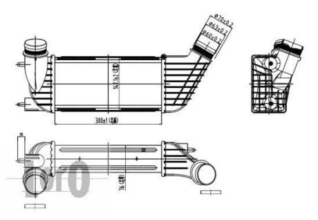 Iнтеркулер Citroen Jumper/Fiat Scudo/Peugeot Expert 1.6/2.0/2.2D 06- DEPO 009-018-0002