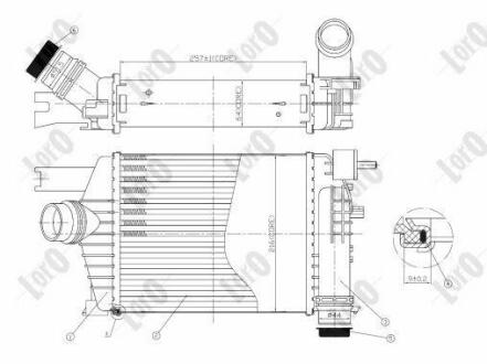 Iнтеркулер Dacia Duster 1.2 TCe 13-/Renault Clio 1.5 dCi 12- DEPO 010-018-0004