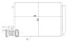 Конденсатор, кондиционер FIAT 500, 51786211 DEPO 016-016-0026 (фото 1)
