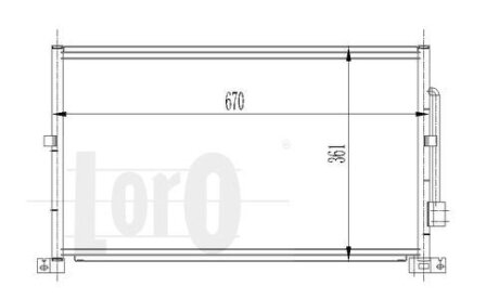 Конденсатор, кондиционер FORD MONDEO III, 1116809 DEPO 017-016-0011