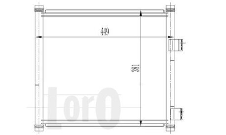 Конденсатор, кондиционер FORD KA (CCQ), 1056494 DEPO 017-016-0020