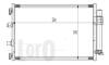 Радiатор кондицiонера з осушувачем Ford Focus III/C-Max II 1.0 EcoBoost/1.6 TDCi DEPO 017-016-0025 (фото 1)