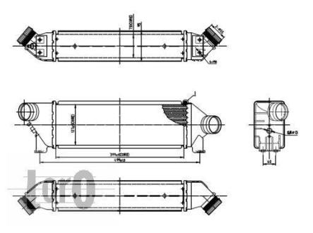 Iнтеркулер Ford Transit 2.0 DI 00-06 DEPO 017-018-0006