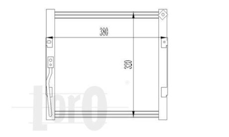 Конденсатор, кондиционер HONDA CIVIC V, 80110SR3023 DEPO 018-016-0003