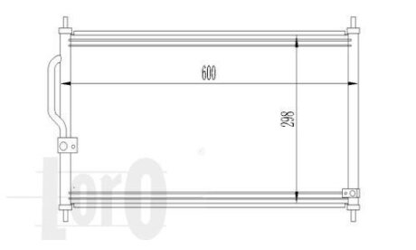 Конденсатор, кондиционер HONDA CR-V, 80110S10003 DEPO 018-016-0005