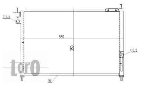 Конденсатор, кондиционер HONDA CIVIC VII, 80110S6FE01 DEPO 018-016-0027